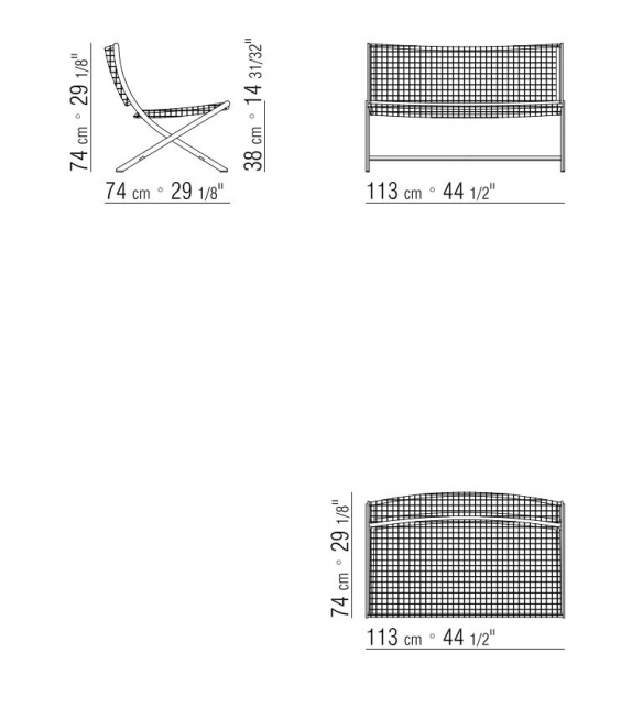 Peter Outdoor Flexform Canapé
