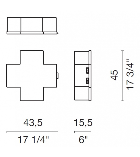 Cross Behälter Cappellini