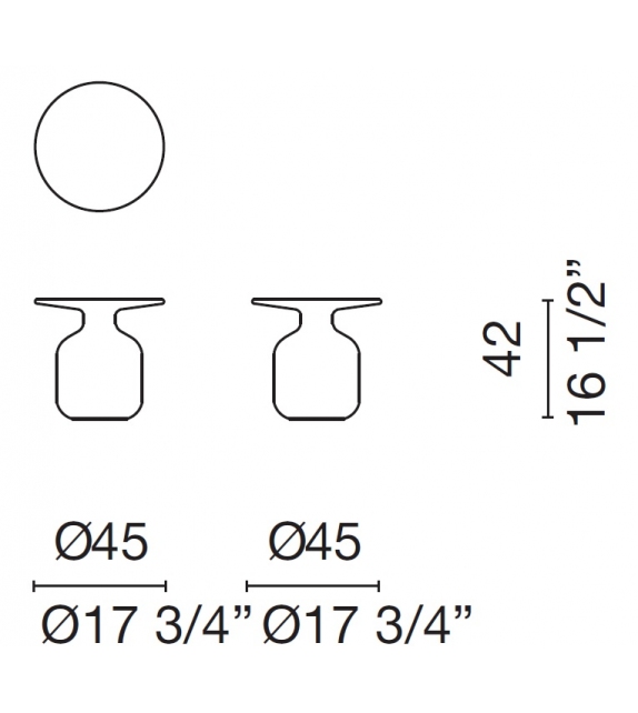 Mini Bottle Mesita Cappellini