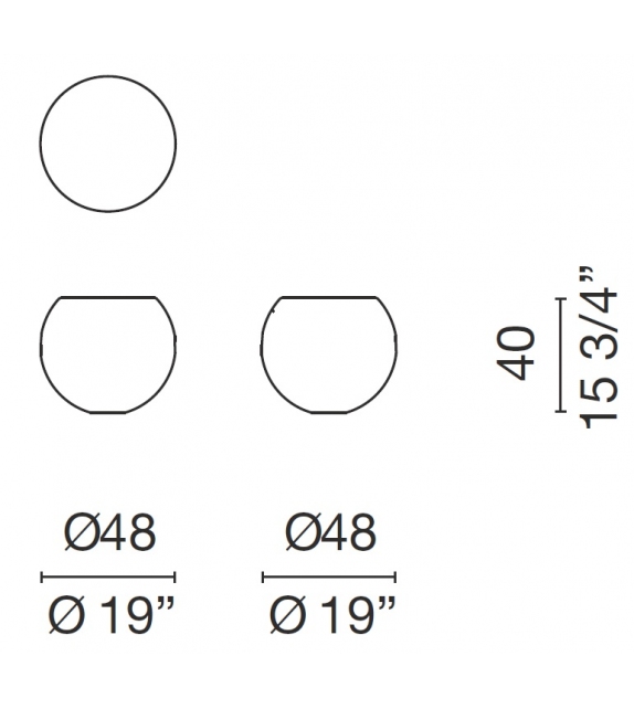 Bong Couchtisch Cappellini