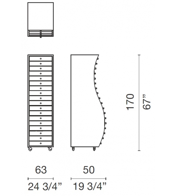 Progetti Compiuti Side 2 Kommode Cappellini