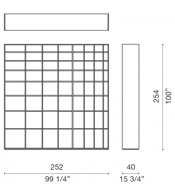 Bookshelf Cappellini Bibliothèque