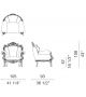 Proust Geometrica Fauteuil Cappellini