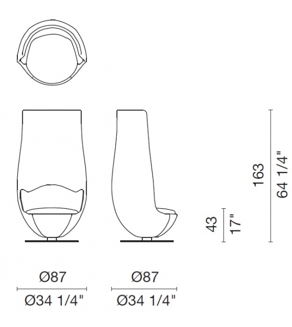 Wanders’ Tulip Armchair Cappellini Poltrona