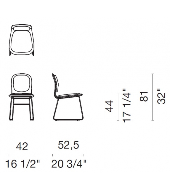 Hi Pad Stuhl Cappellini