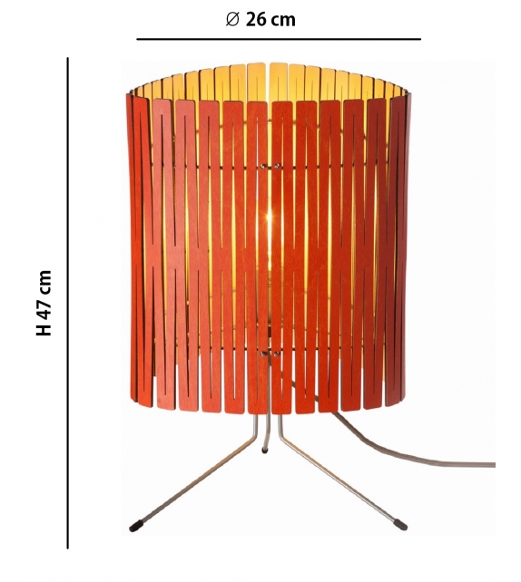 T3 Graypants Natural-Lava Lampe de Table