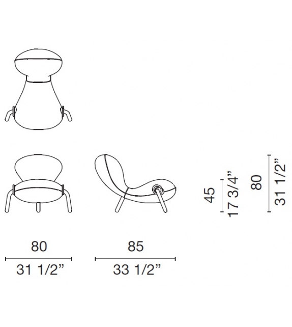 Embryo Chair Cappellini Sillón