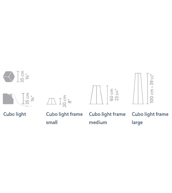 Cubo Linteloo Stehleuchte/ Tischleuchte