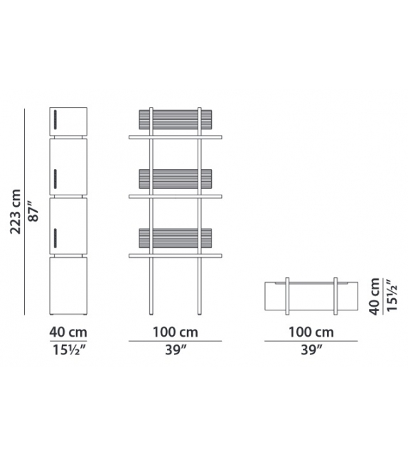 Viceversa Baxter Bookcase