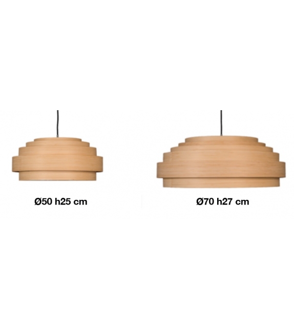 Thin Wood Ay Illuminate  Lampe à Suspension