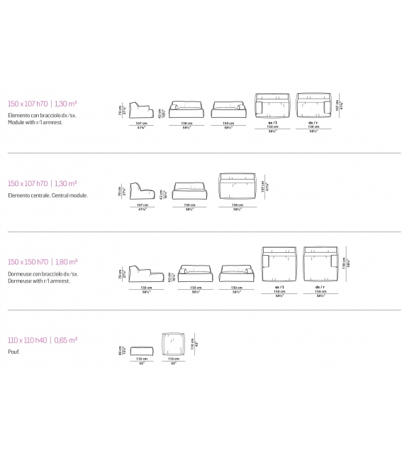 Damasco Baxter Modular Sofa
