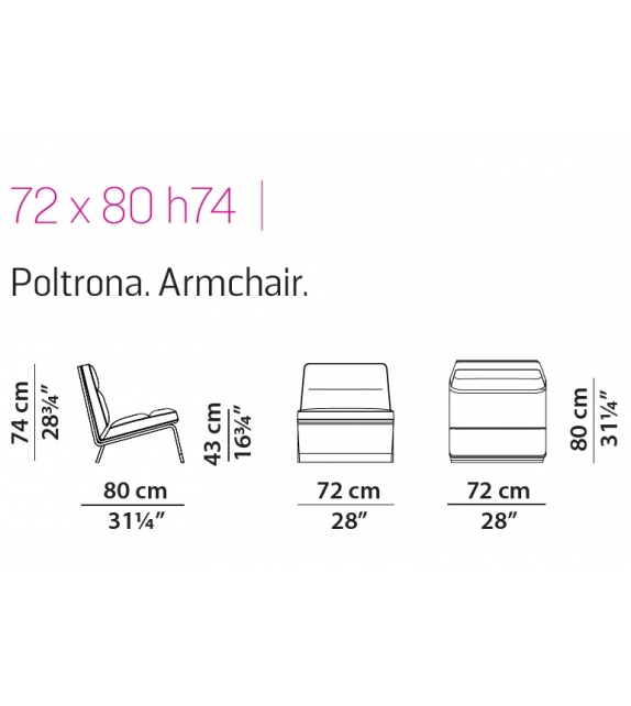 Greta Special Edition Printed Baxter Poltrona