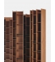 Random Wood 2C-3C MDF Italia Bibliothèque