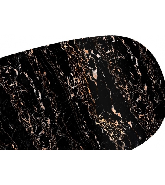 Ago Giorgetti Table avec Plateau en Marbre