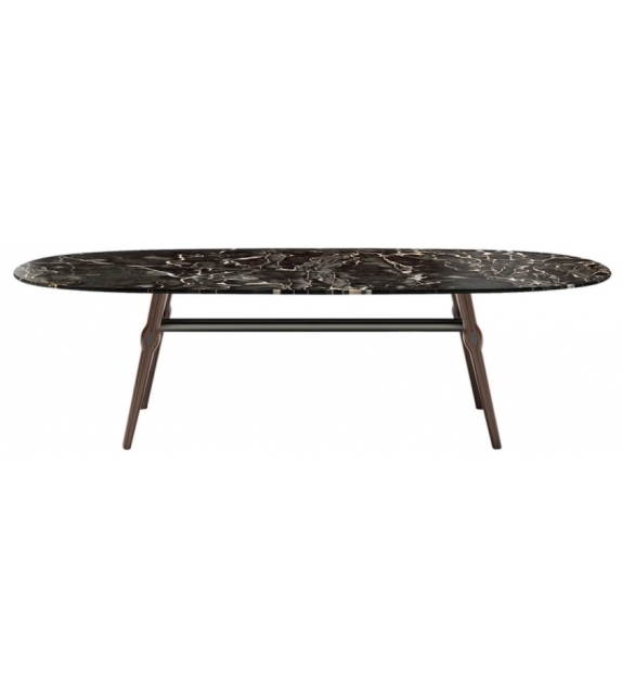 Ago Giorgetti Table avec Plateau en Marbre