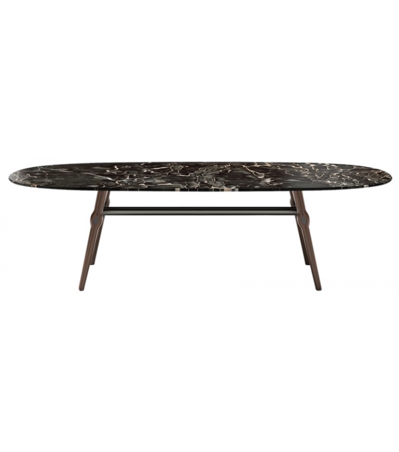 Ago Giorgetti Table avec Plateau en Marbre