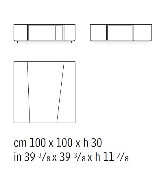 Scaleno Giorgetti Couchtisch