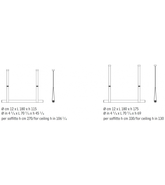 Sliver Giorgetti Suspension Lamp