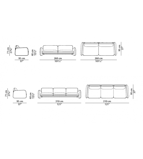 Brigitte Baxter Sofá