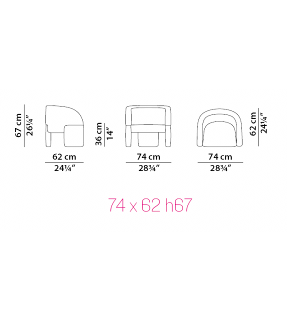 Lazybones Baxter Lounge Chair