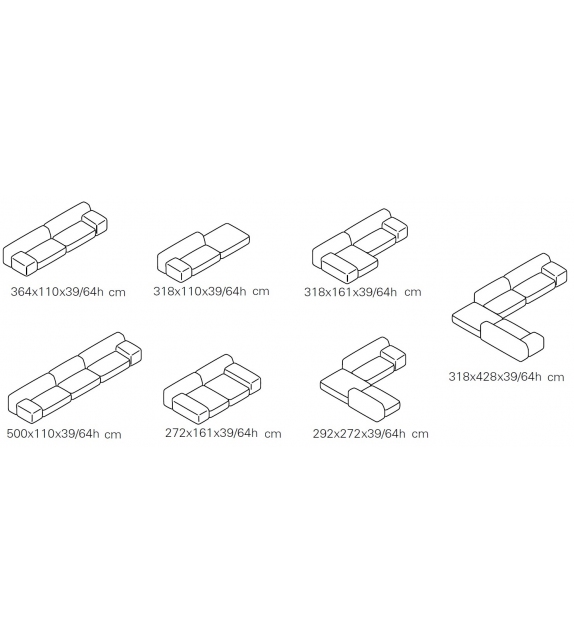 All-Time Paola Lenti Modular Sofa