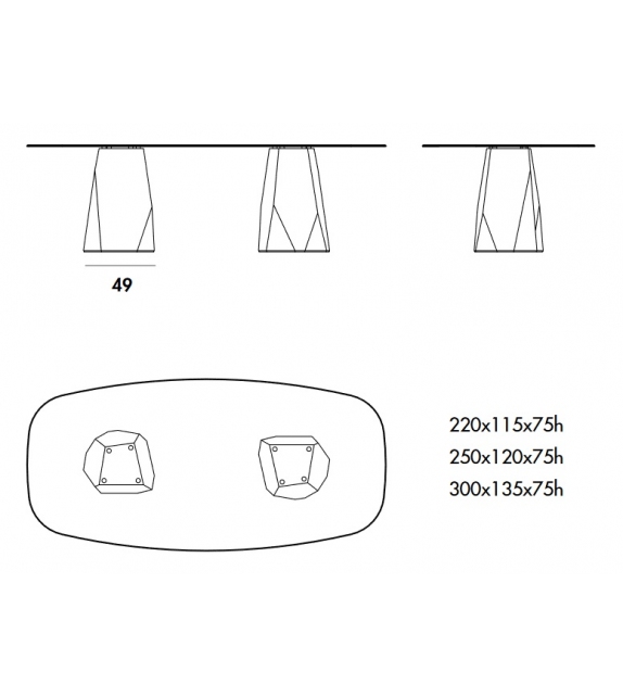 Deod Two Bases Table Sovet
