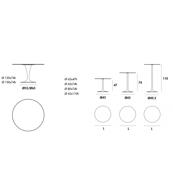Flûte Wood Sovet Table