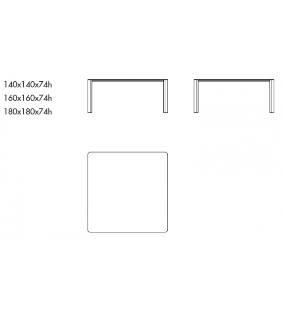 Kodo Sovet Table Carrée