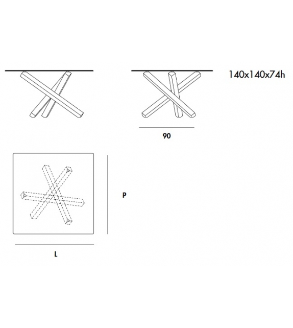 Aikido Sovet Square Table
