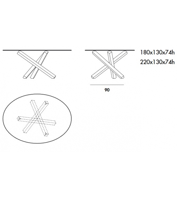 Aikido Elliptisch Sovet Tisch