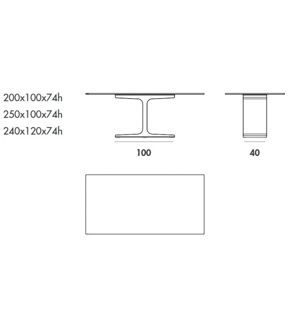 Palace Sovet Rectangular Table