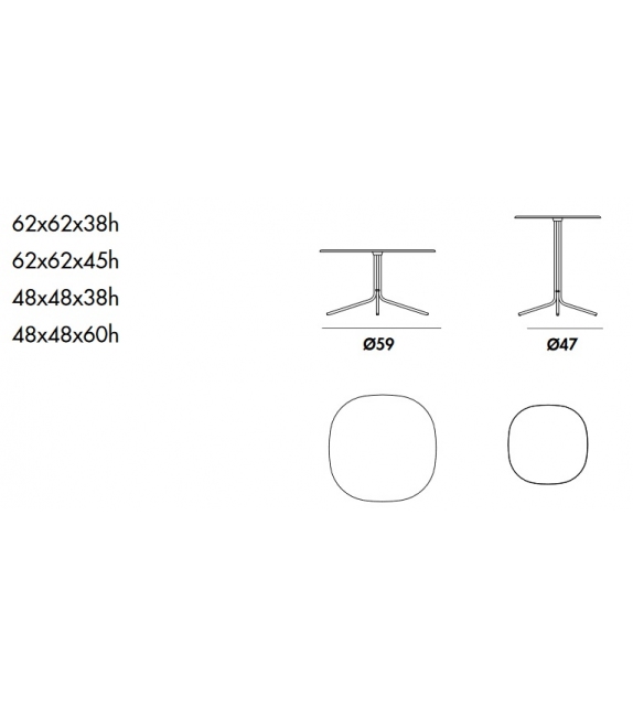 Genius Sovet Geformt Couchtisch