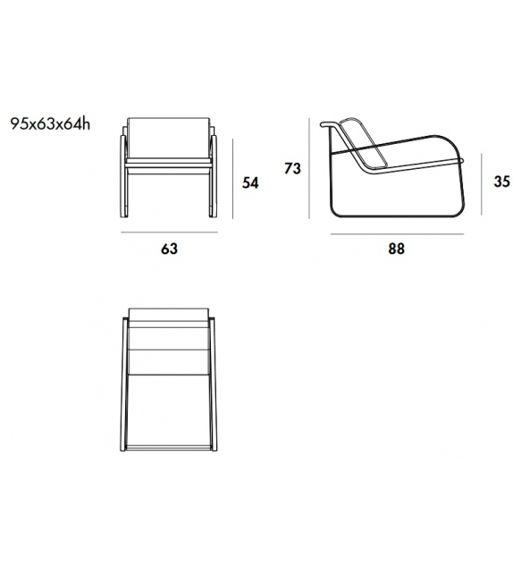 Bugatti Sovet Small Armchair