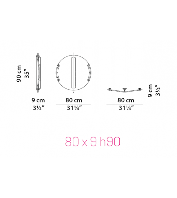 Nanda Baxter Lampada da Parete