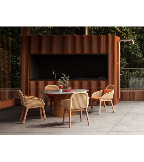 Vimini Kettal Fauteuil À Manger