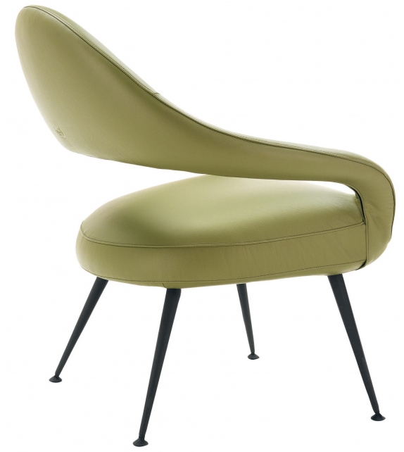 Letizia poltroncina con appoggi Frassino tinto teak