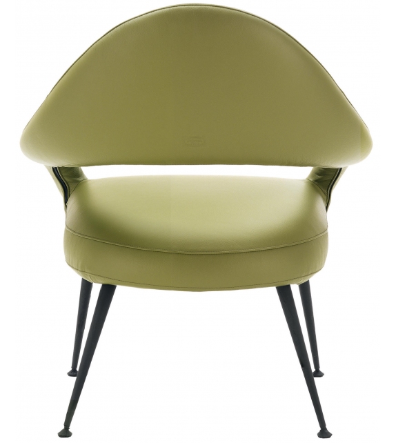 Letizia poltroncina con appoggi Frassino tinto teak