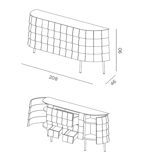 Yoroi DeCastelli Sideboard