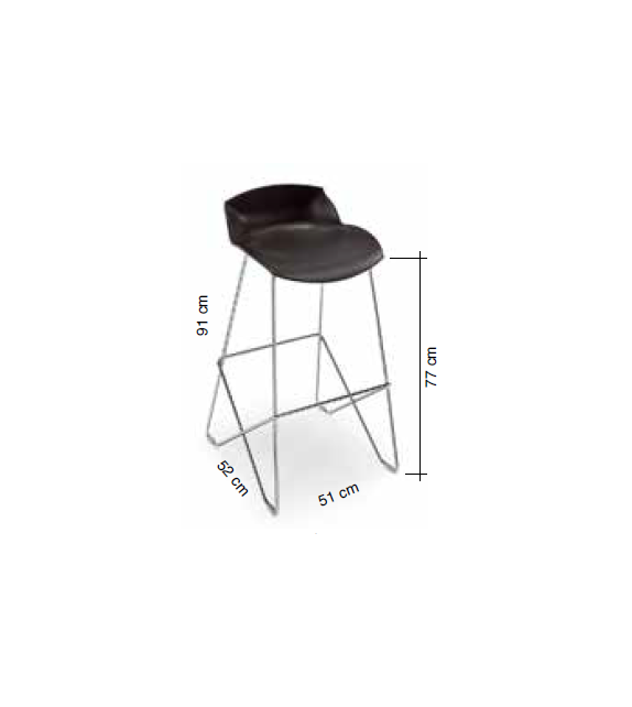 Kaleidos Caimi Brevetti Stool
