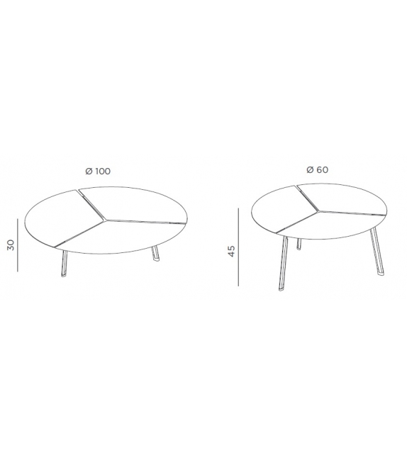 Placas DeCastelli Couchtisch