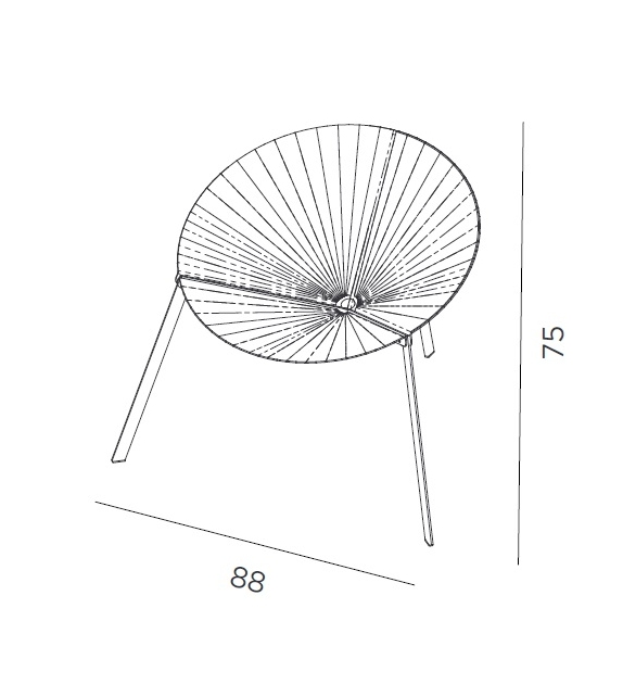 Pensando ad Acapulco DeCastelli Small Armchair