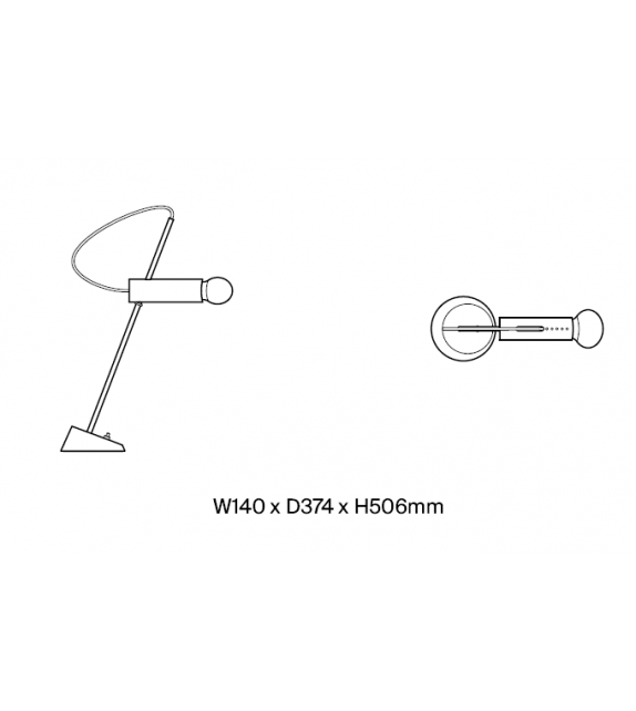 Model 566 Astep Tischleuchte