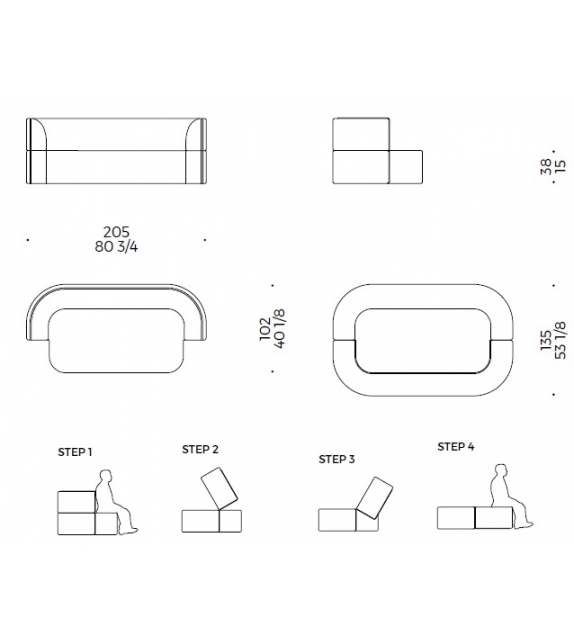 Soft Island Outdoor Sofa Liu Jo Sofa