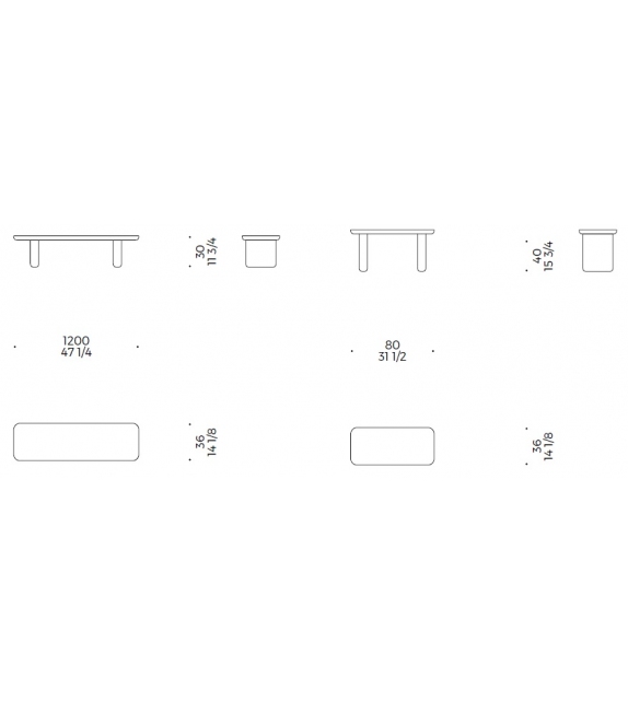 Caillou Wood Liu Jo Banquette