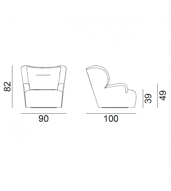 Loll Gervasoni Silla Giratoria