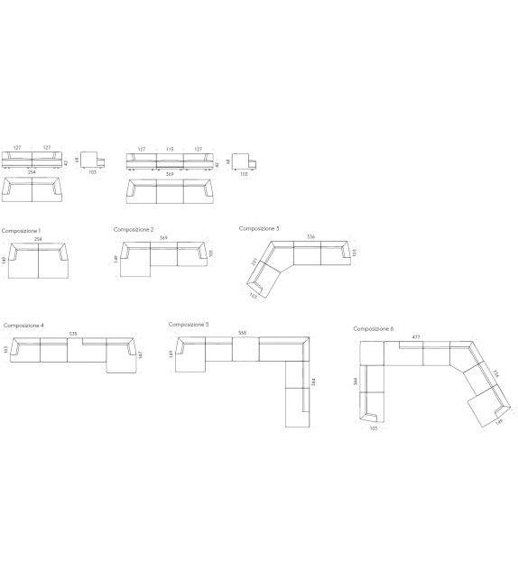 Alberese DePadova Canapé