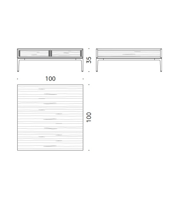 Horizontal DePadova Tavolino D'Appoggio