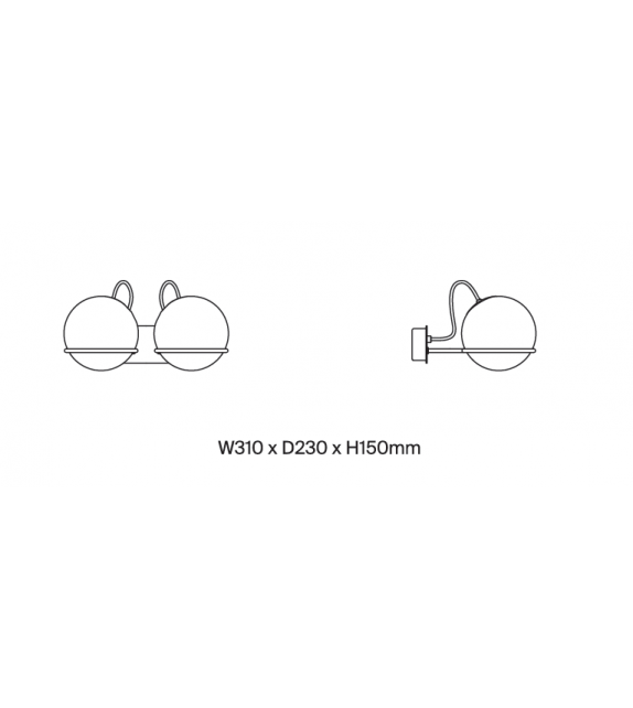 Model 237/2 Astep Wall Lamp