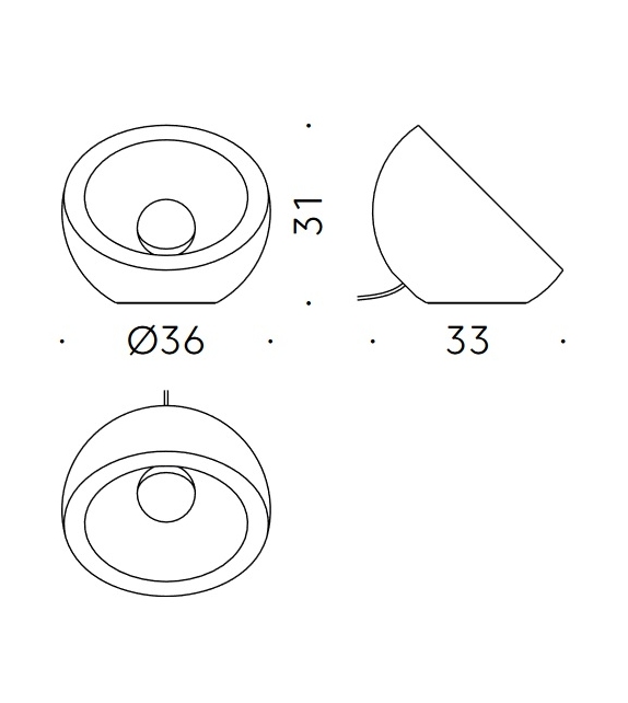 Tsuki DePadova Table Lamp