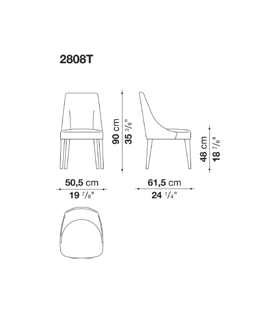 Prêt pour l'expédition - Febo Maxalto Chaise